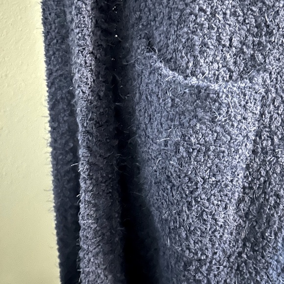 Torrid Navy Blue Popcorn Open Front Duster Sweater! Size 1X! NWT! - Picture 10 of 13